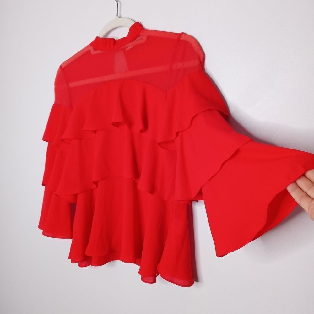 Patrizia Luca red top - Picture 4 of 9